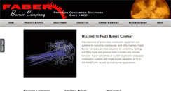 Desktop Screenshot of faberburner.com