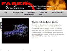 Tablet Screenshot of faberburner.com